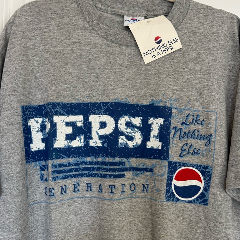 New Vintage Pepsi Generation Like Nothing Else  Size L/XL Single Stitch